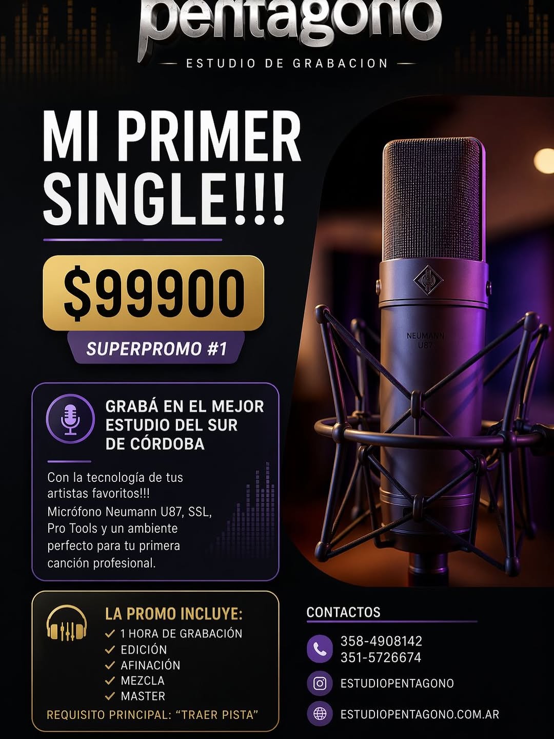 Publicación de Instagram del Estudio Pentágono